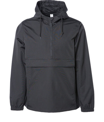 EXP94NAW - Water Resistant Windbreaker Anorak Jacket - Black / XS - COATS & JACKETS