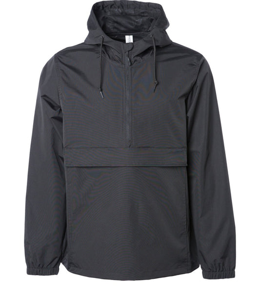 EXP94NAW - Water Resistant Windbreaker Anorak Jacket - Black / XS - COATS & JACKETS