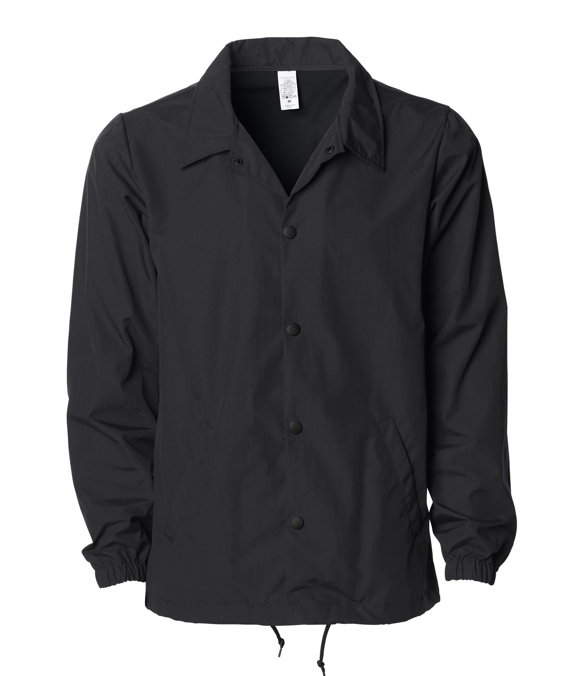 EXP99CNB - Water Resistant Coaches Jacket - Black / XS - ZIPS