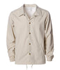 EXP99CNB - Water Resistant Coaches Jacket - Classic Khaki / XS - ZIPS