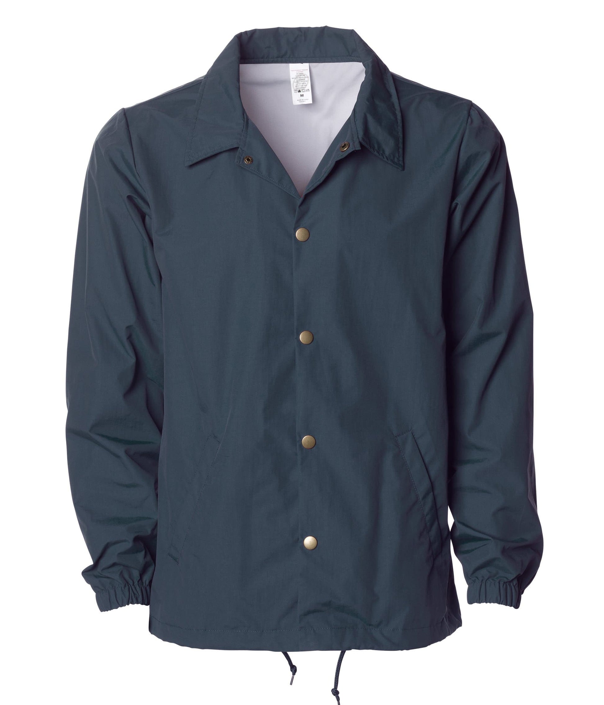 EXP99CNB - Water Resistant Coaches Jacket - Classic Navy / XS - ZIPS
