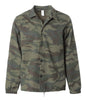 EXP99CNB - Water Resistant Coaches Jacket - Forest Camo / XS - ZIPS