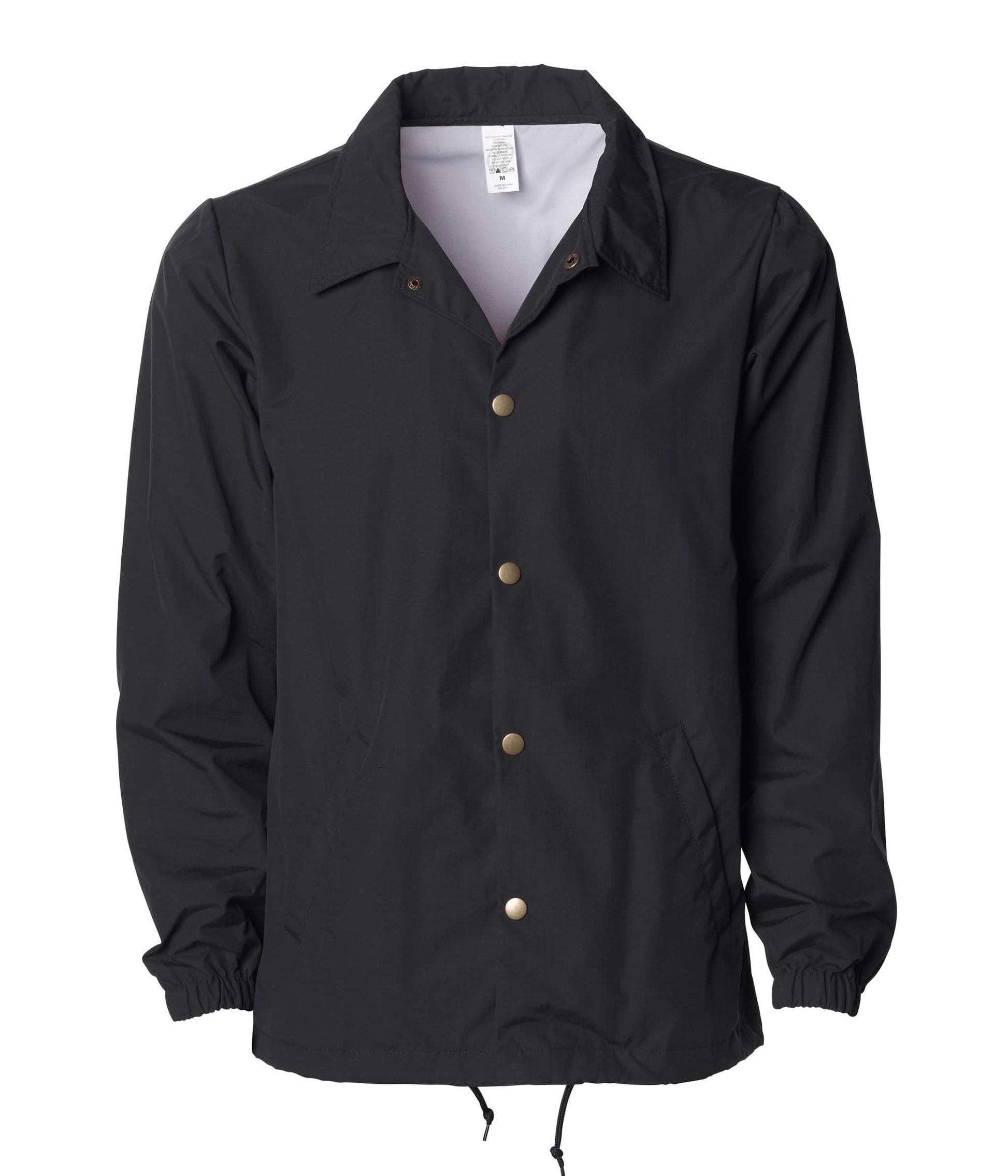 EXP99CNB - Water Resistant Coaches Jacket - Reactive Black / XS - ZIPS