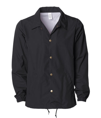 EXP99CNB - Water Resistant Coaches Jacket - Reactive Black / XS - ZIPS