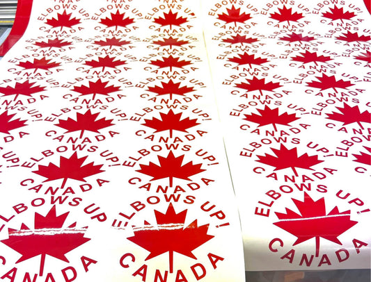 Elbows Up! Vehicle Decal