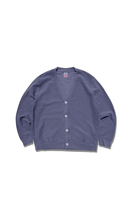 Exclusive Freshman Corduroy Cardigan - Muted Lavender Blue