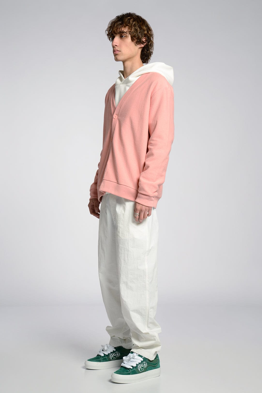 Exclusive Freshman Corduroy Cardigan - Ballet Pink