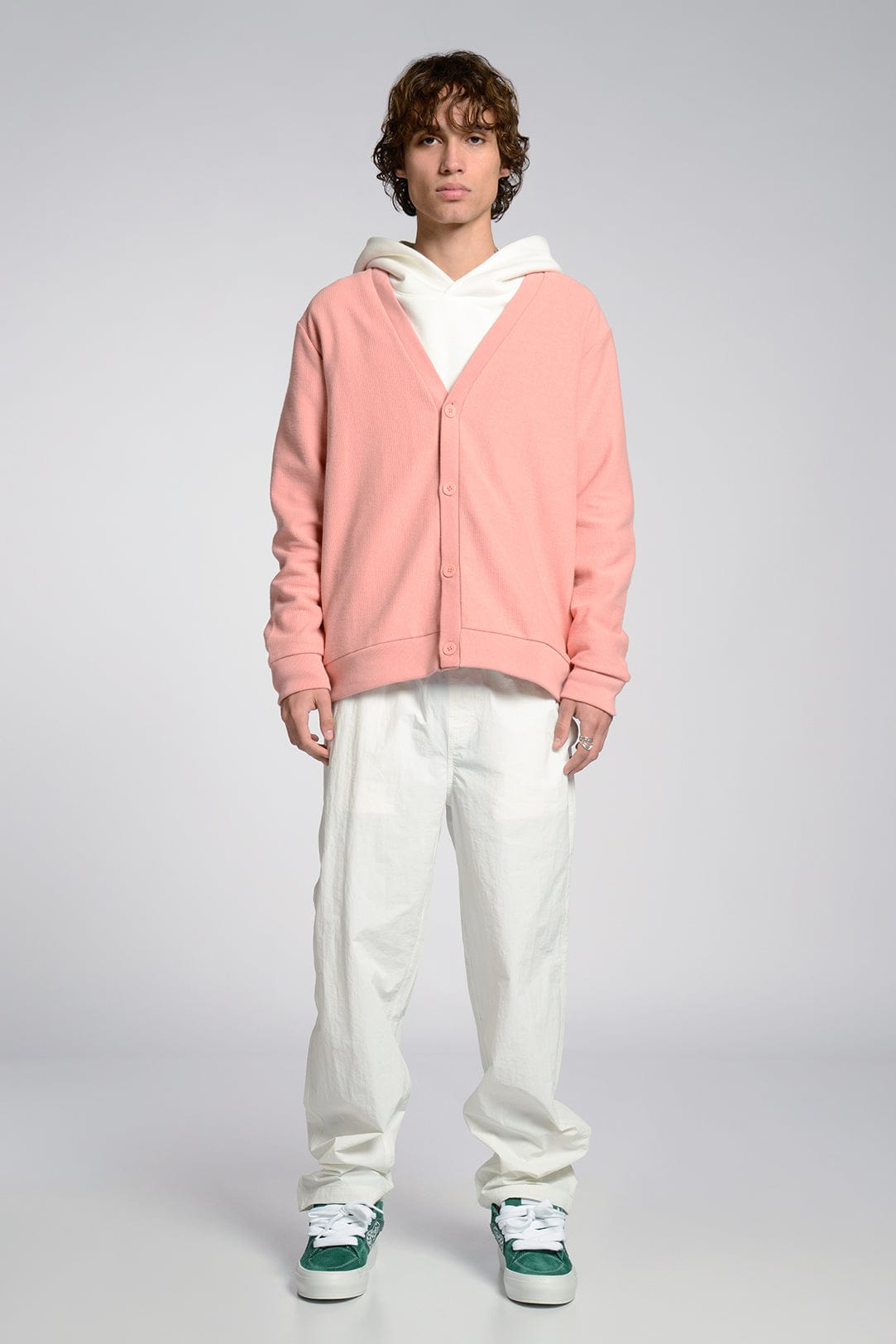 Exclusive Freshman Corduroy Cardigan - Ballet Pink