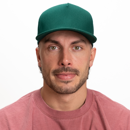 GNV-OTS001P5 - 5 Panels High Profile Flat Bill - CAPS