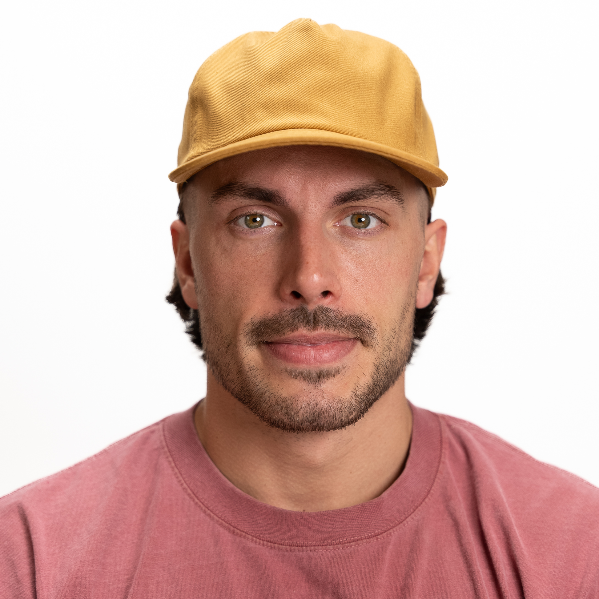 GNV-1040SB - 5 Panels Mid Profile Flat Bill - CAPS