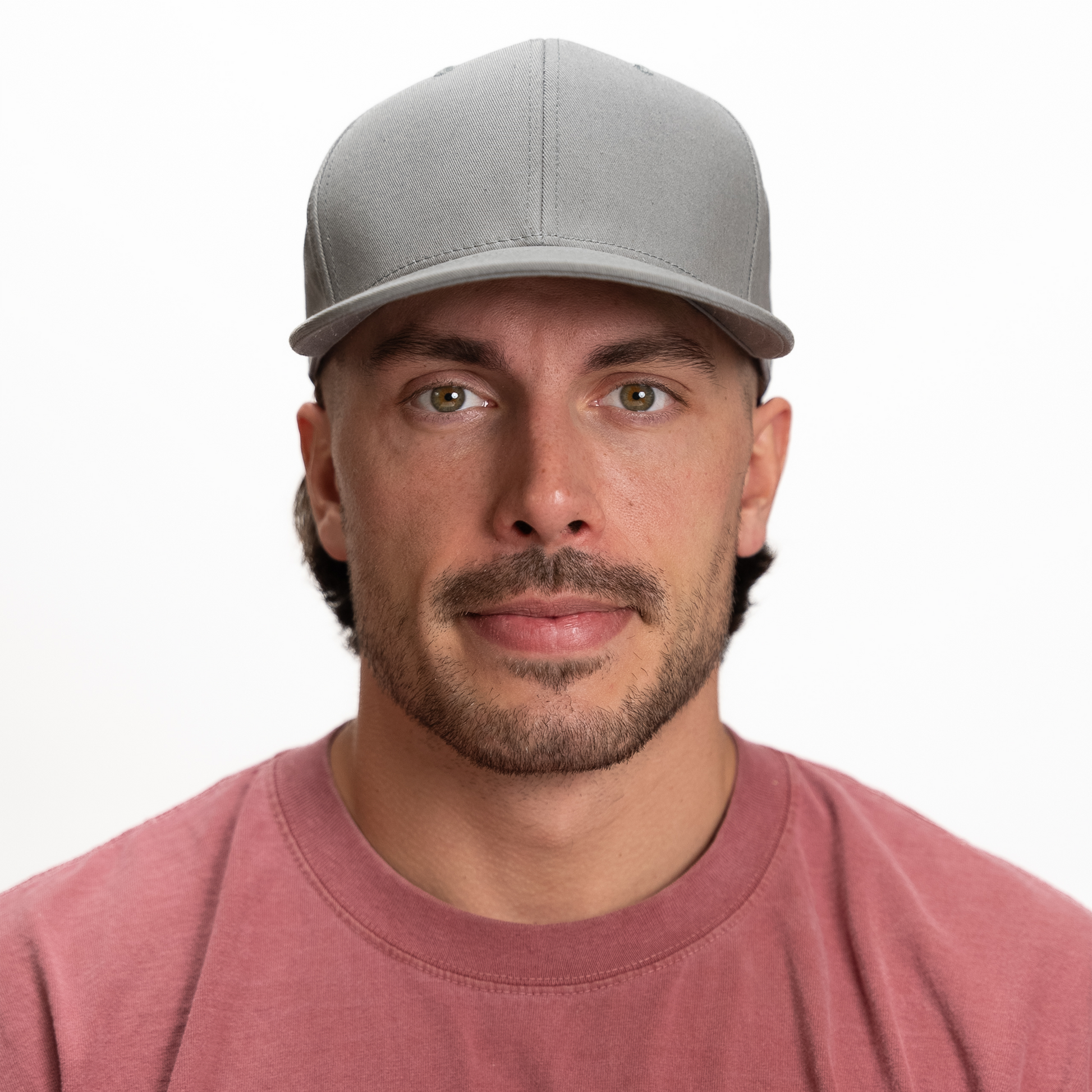GNV-019 - 6 Panels Round Flat Bill Snapback - CAPS