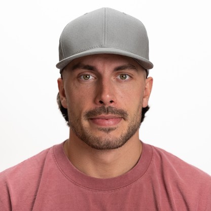 GNV-019 - 6 Panels Round Flat Bill Snapback - CAPS