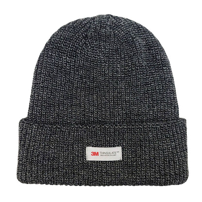 3M Thinsulate Knit Toque - Lining Black & Grey #189 - Dark / OSFA
