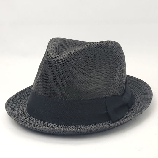Fedora FD199 100% Straw - Black or White S/M & L/XL