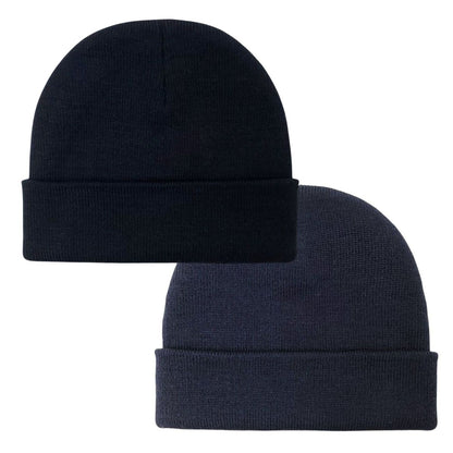 Fisherman Beanie - with Cuff Muli Colours - Fashion Knit