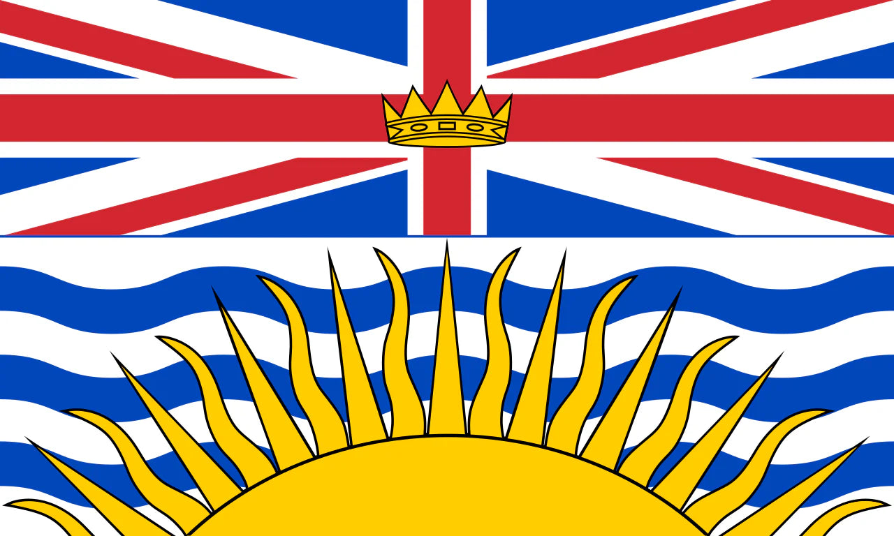 British Columbia Flag 3x5 ft