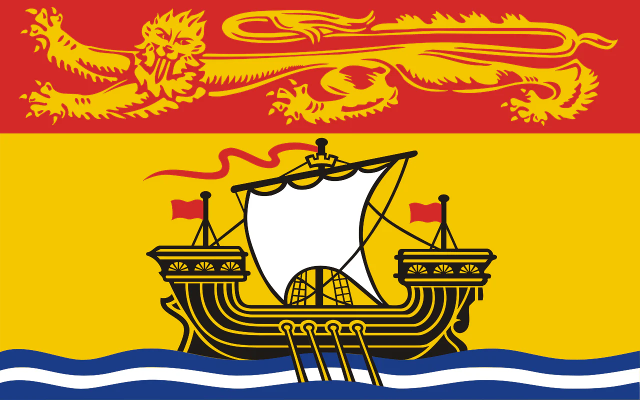 New Brunswick Flag 3x5 ft