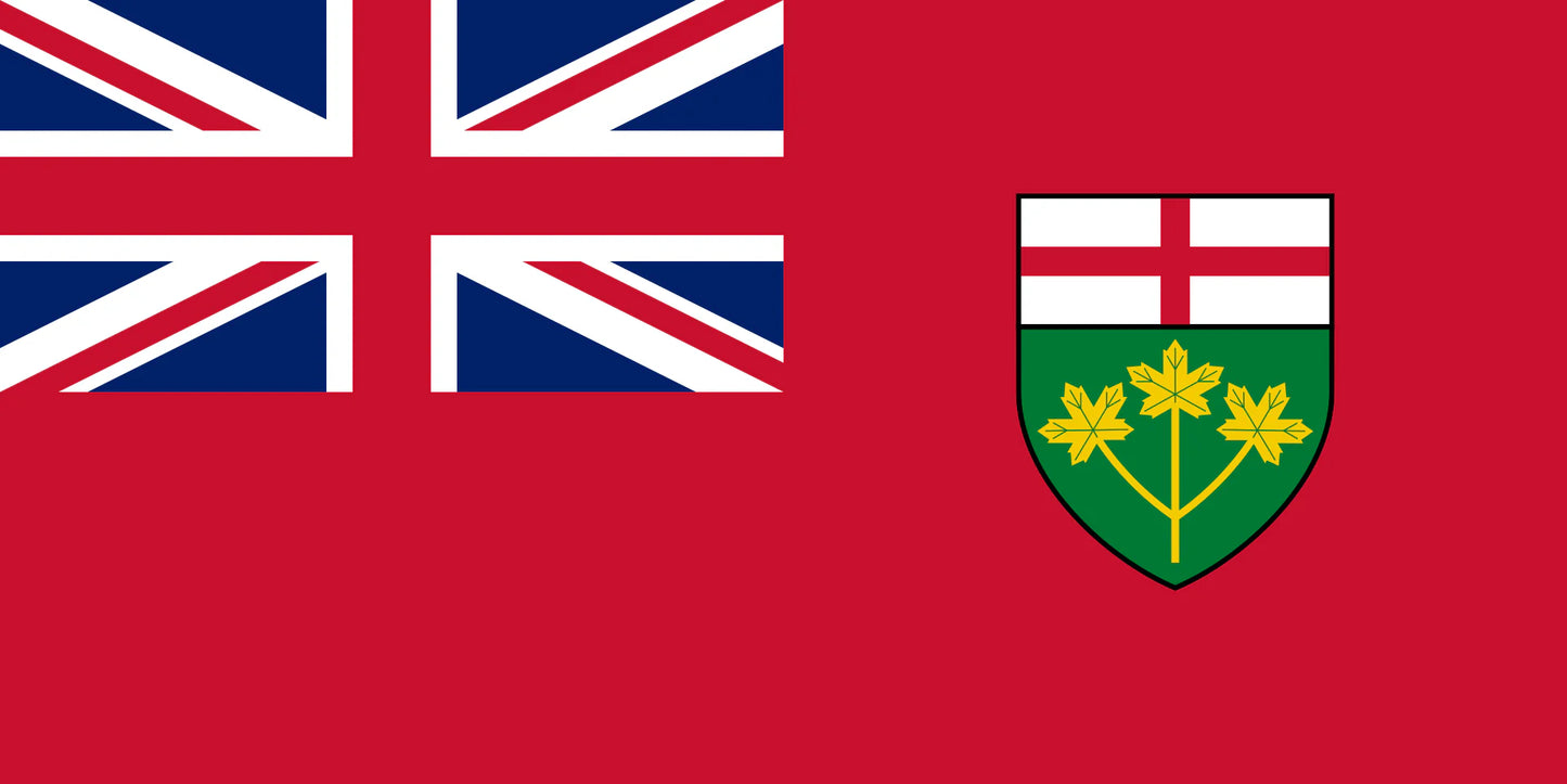 Ontario Flag 3x5 ft