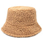 Sherpa Fleece Bucket Hat - Multi-Coloured - Khaki / OSFA - Fashion Knit