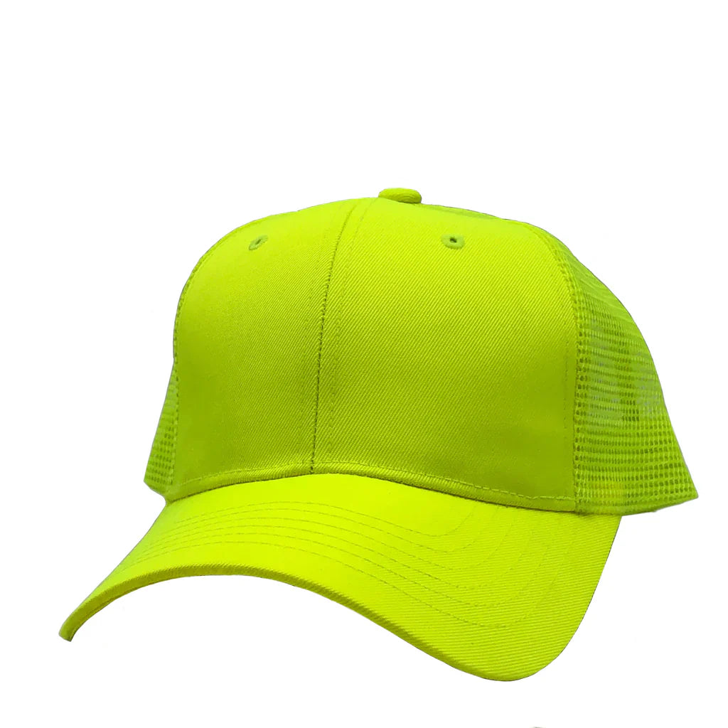 GN-1020 - Trucker Mesh - Neon Green / One Size - CAPS