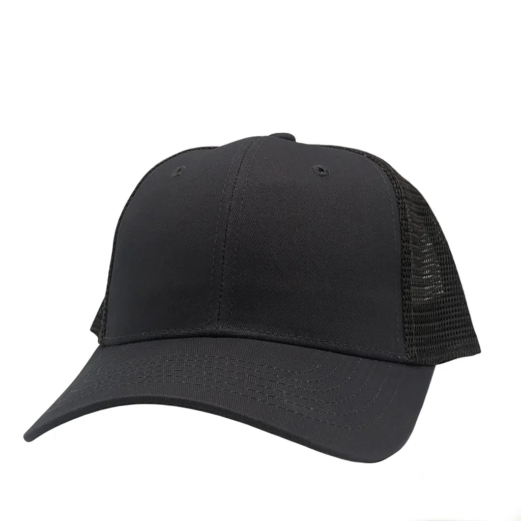 GN-1020 - Trucker Mesh - Dark Grey Brown / One Size - CAPS