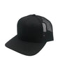 GNV-003M - Premium Pro Style 6 Panels Mesh Trucker Cap - Black / One Size - CAPS