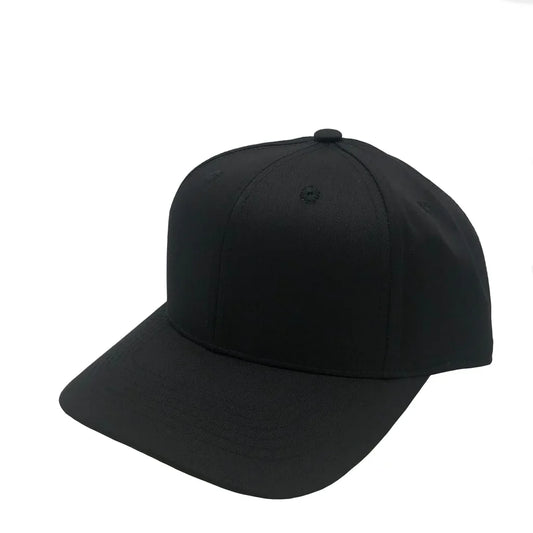 GNV-004 - Premium Pro Style 6 Panels Cap - Black / One Size - CAPS