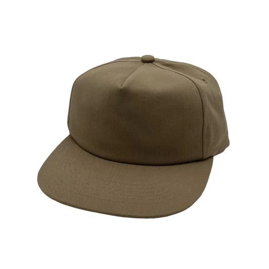 GNV-011 - CVC 5 Panels Unstructured Flat Bill Cap