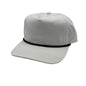 GNV-228GF - Golf Cap - White With Black String / One Size - CAPS