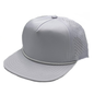 GNV-DT724FV - 5 Panels Droplets Mesh W/String Flat Bill - White / One Size - CAPS
