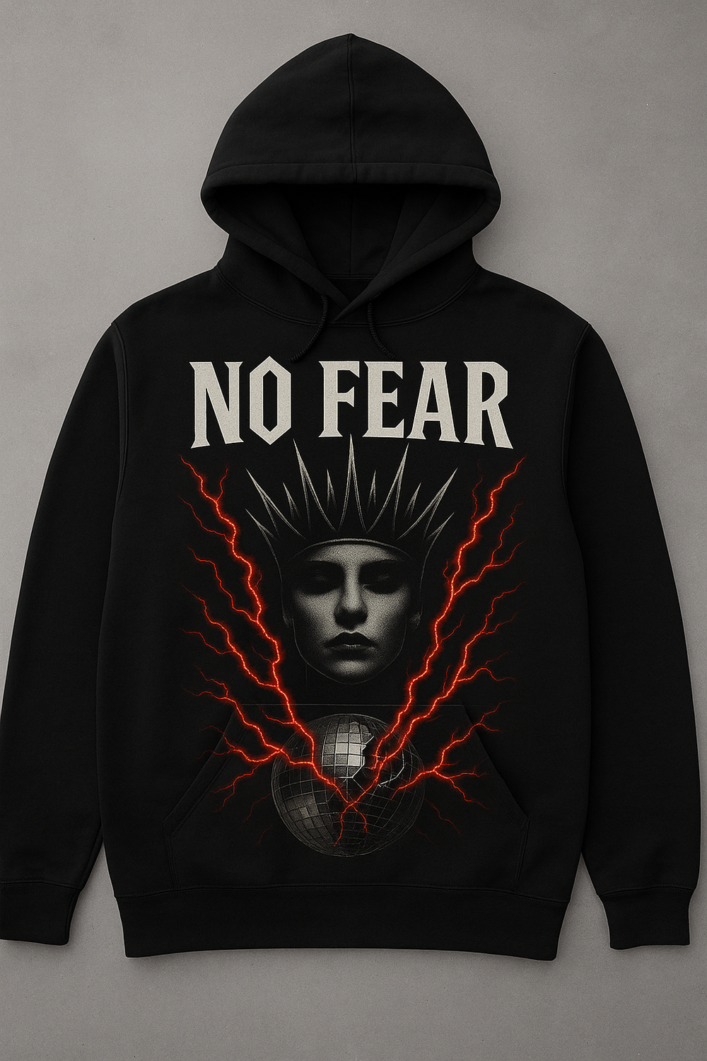NO FEAR – Gaga Fanfare Tribute Hoodie (Mayhem Era Inspired)