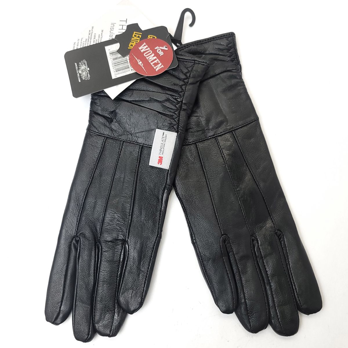 Ladies Leather Gloves - GL2372 Genuine 3 Sizes - S