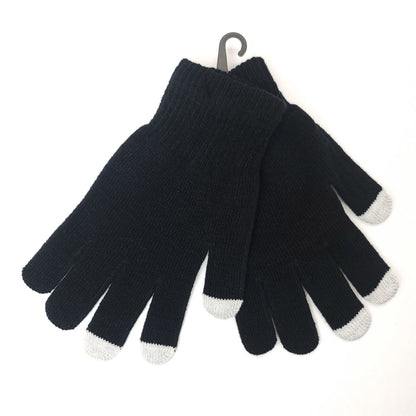 Touch Screen Gloves - 16473BLA Black Dozen Package
