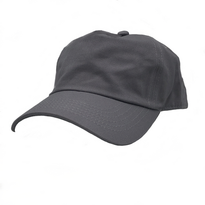 GN-1004P5 - Washed Cotton Dad Caps - Grey / One Size - CAPS
