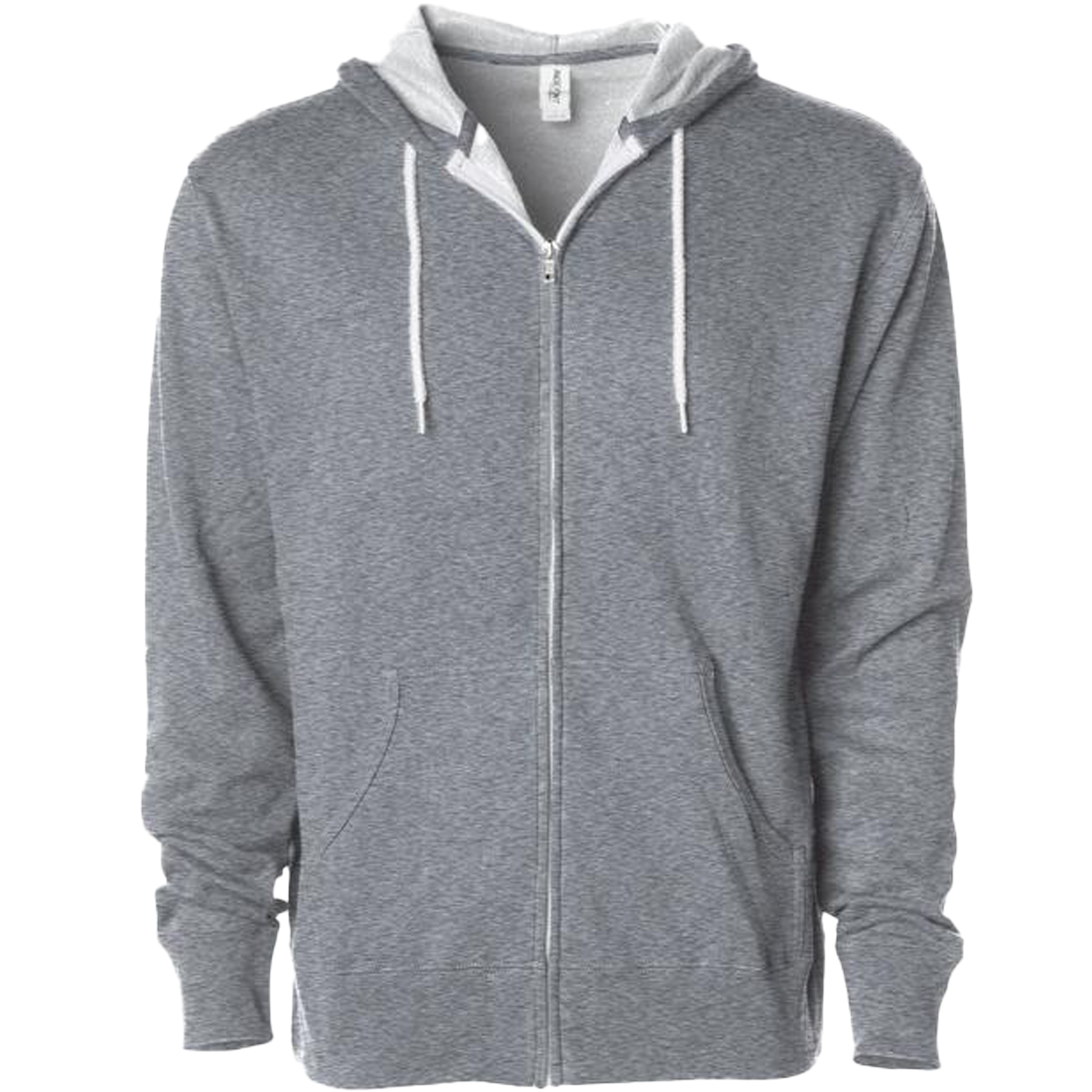 AFX90UNZ - Unisex Zip Hooded Sweatshirt - Gunmetal Heather / XS - ZIPS