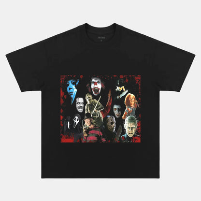HALLOWEEN HORROR CHARACTERS T-SHIRT