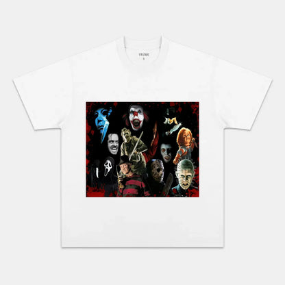 HALLOWEEN HORROR CHARACTERS T-SHIRT