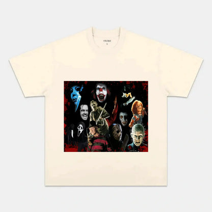 HALLOWEEN HORROR CHARACTERS T-SHIRT