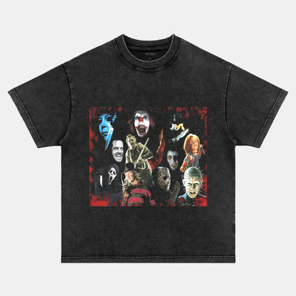 HALLOWEEN HORROR CHARACTERS T-SHIRT