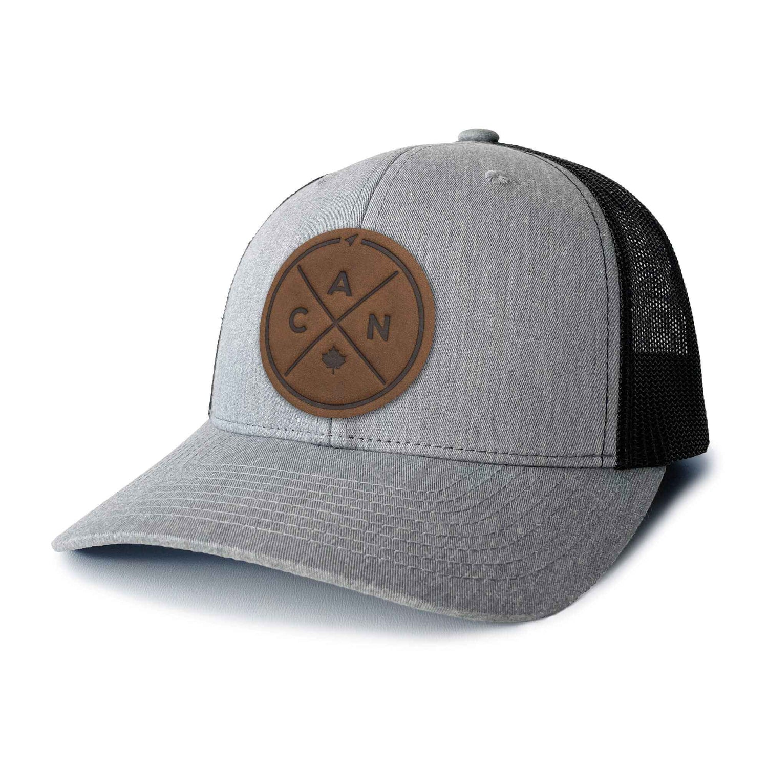 Canada Compass Leather Patch Hat