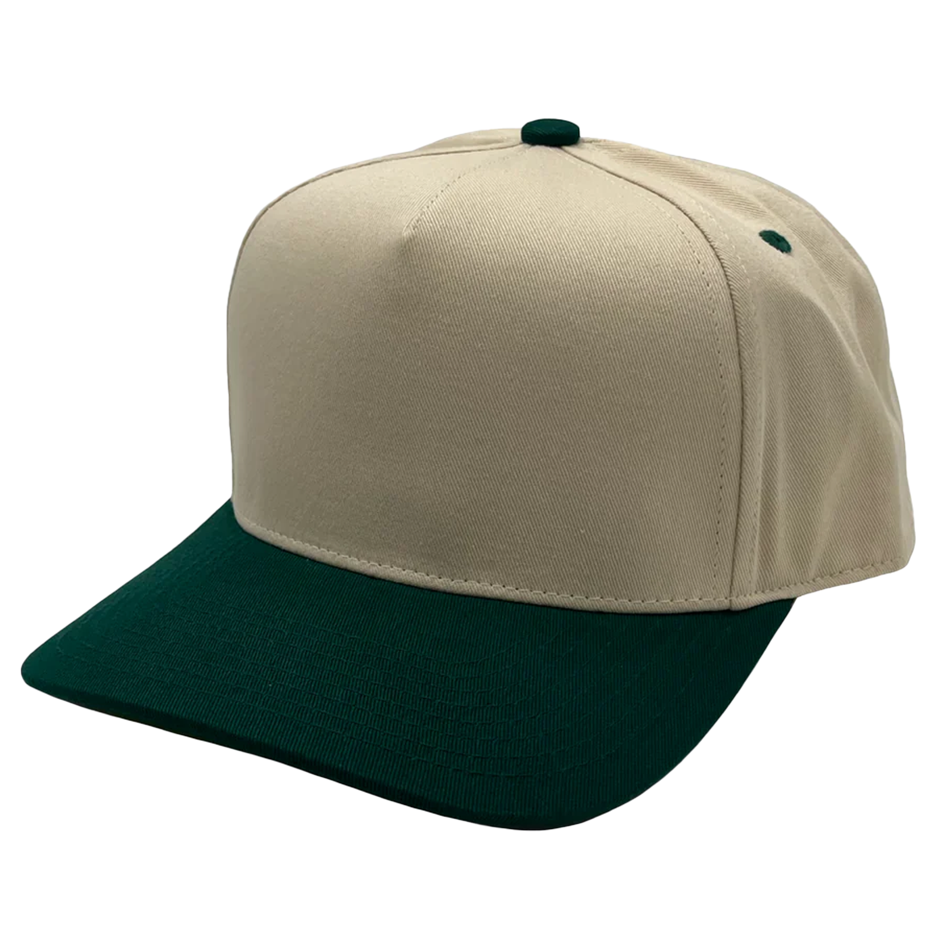GNV-007 - Premium Pro Style Cap - Hunter Green Stone / One Size - CAPS