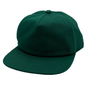 GNV-1040SB - 5 Panels Mid Profile Flat Bill - Hunter Green / One Size - CAPS