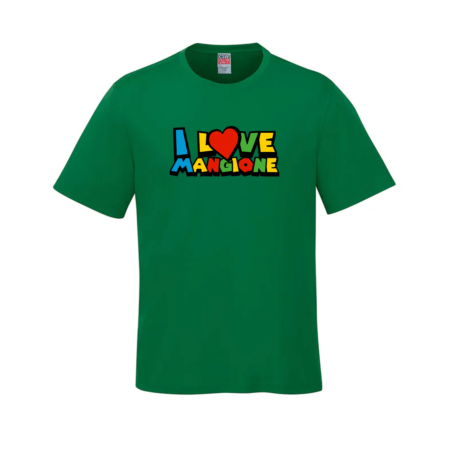 "I Love  Mangione" T-Shirt (CSW247 Parkour Style)