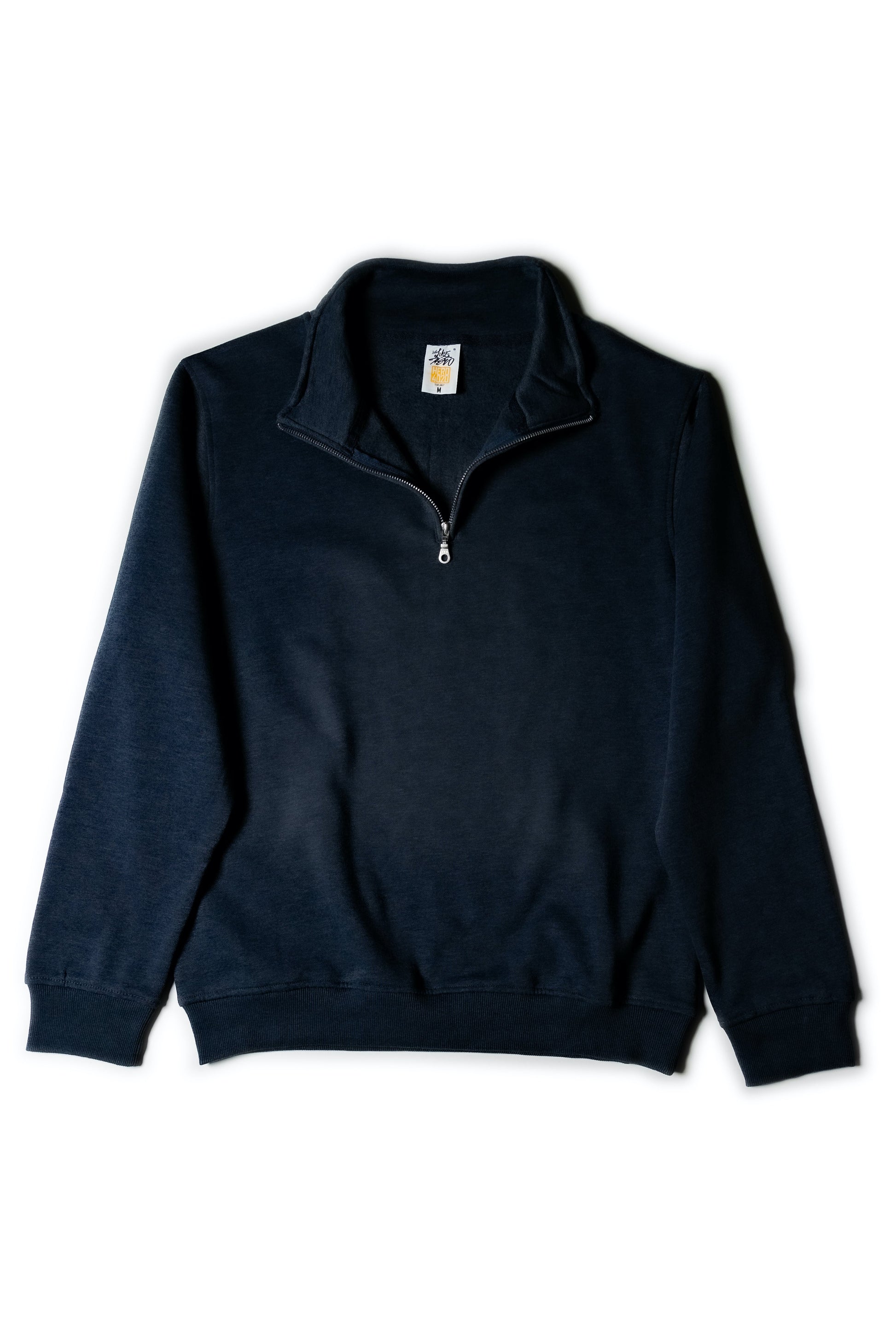 HERO-4020 Youth Quarter Zip Sweatshirt - Navy Blue - Quarter-Zip