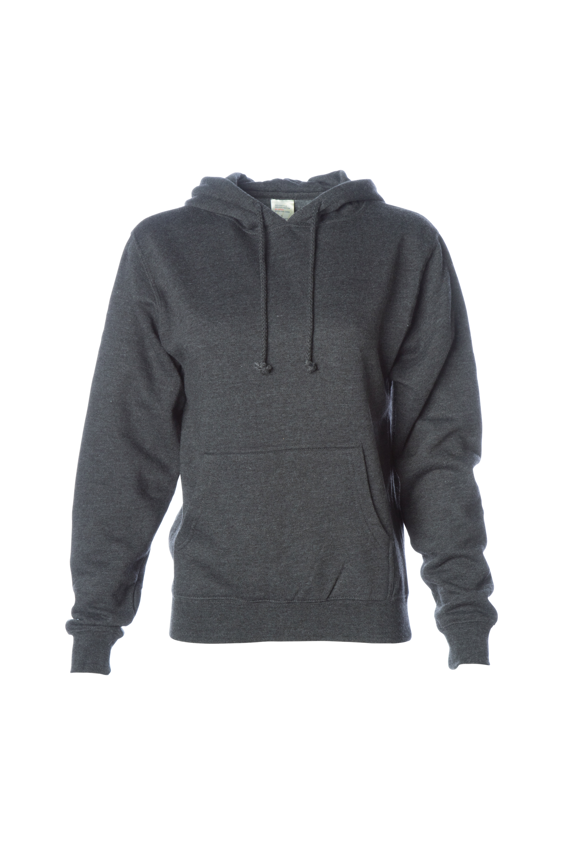 IND008 - Women’s Pullover Hooded Sweatshirt - Charcoal Heather / S - CLOSE