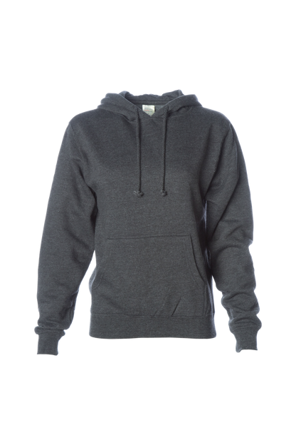 IND008 - Women’s Pullover Hooded Sweatshirt - Charcoal Heather / S - CLOSE