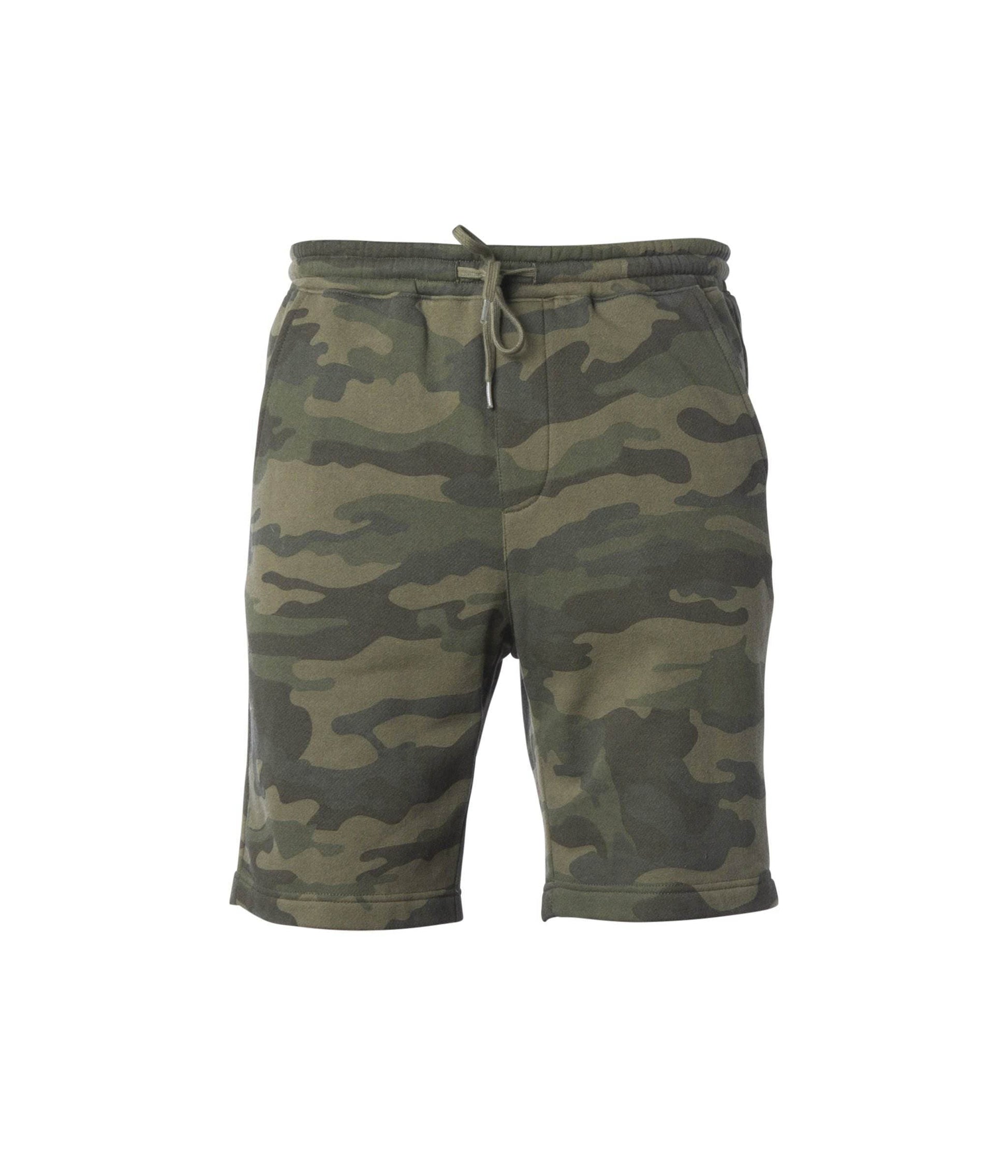 IND20SRT - Men’s Midweight Fleece Short - Forest Camo / XS - SHORTS
