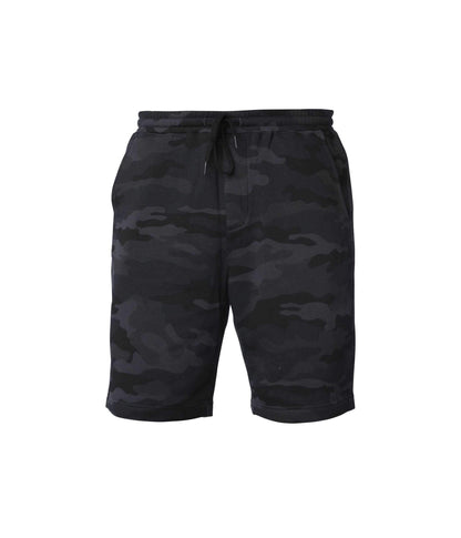 IND20SRT - Men’s Midweight Fleece Short - Black Camo / XS - SHORTS