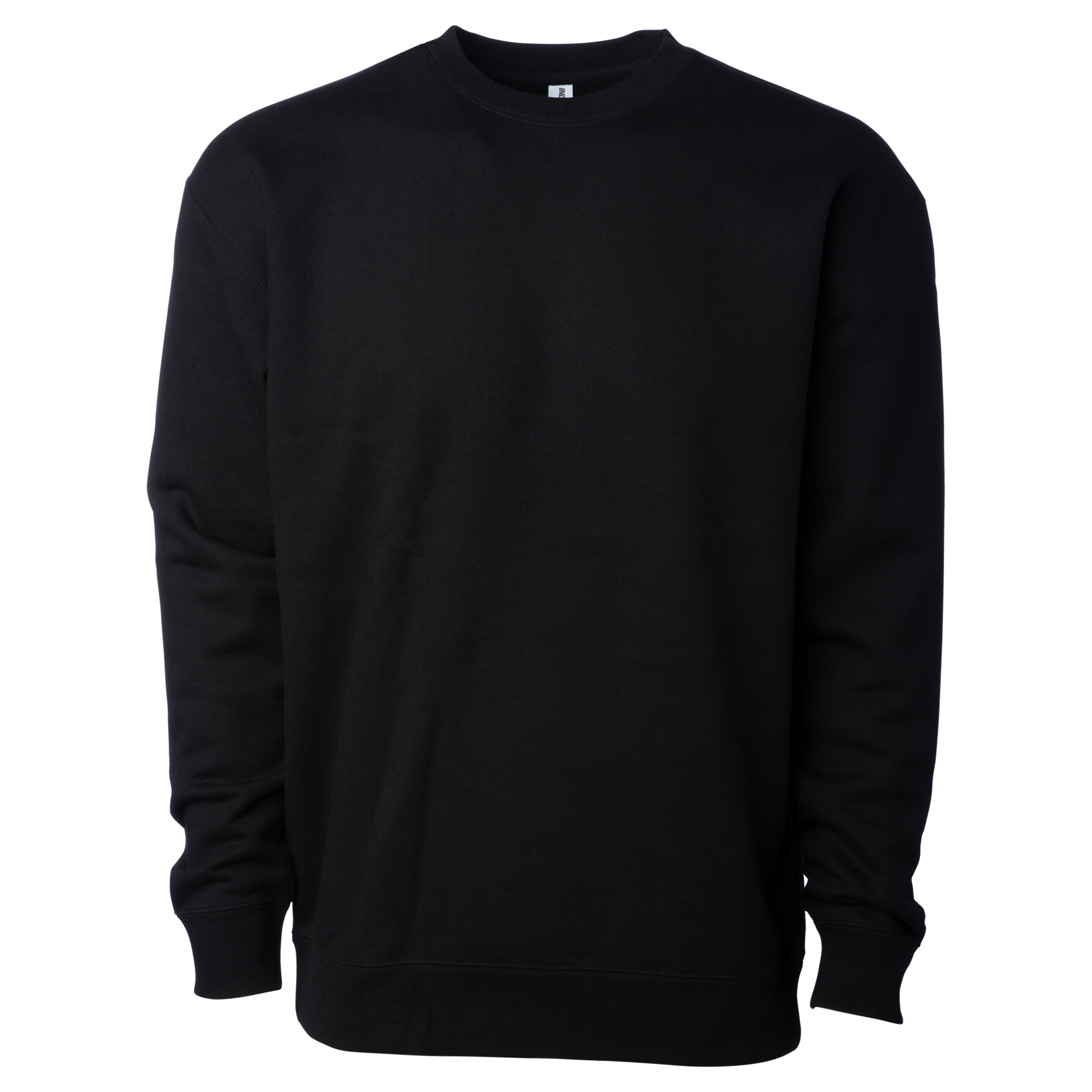 IND3000 - Men’s Heavyweight Crew Neck - Black / XS - CREWNECKS