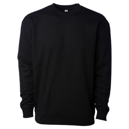 IND3000 - Men’s Heavyweight Crew Neck - Black / XS - CREWNECKS